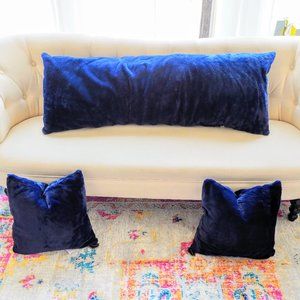 3 NWT PILLOWS INSERT+COVER MACHINE WASHABLE